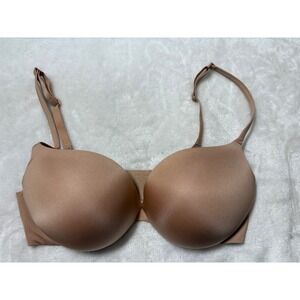Skims Ultimate Push Up Plunge Bra Clay Tan 36D BA-PLG-9214 NWT